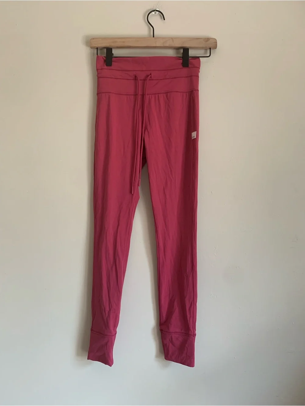 Vuori Pink Drawstring Active Leggings Women Size Small Bottoms Pants Athletic
